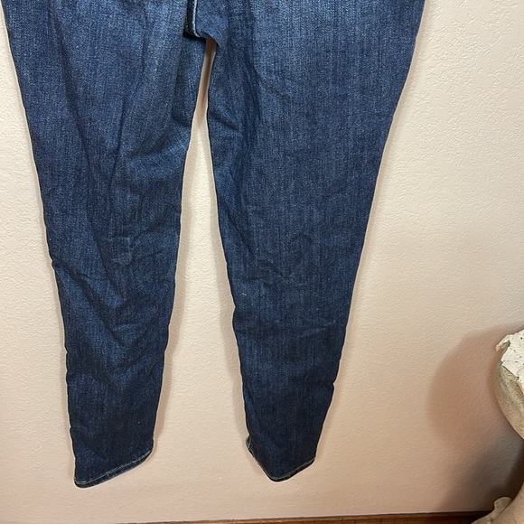 Levi's Womens WaterLess Dark Blue Skinny Denim Jumper Jeans Overalls Size 29 - Picture 7 of 16